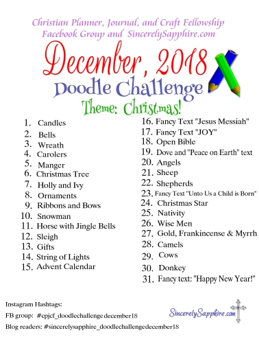 December Doodle Challenge 2018