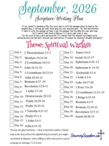 September 2026 scripture writing plan thumbnail